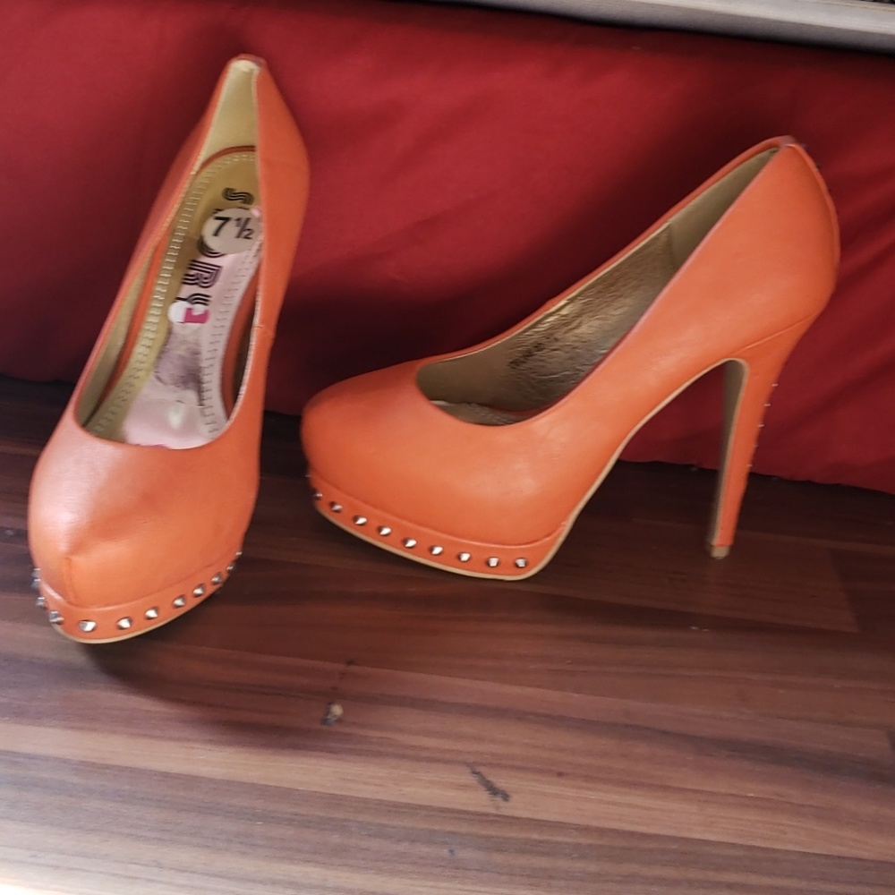 Orange heels